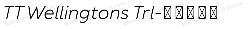 TT Wellingtons Trl字体转换
